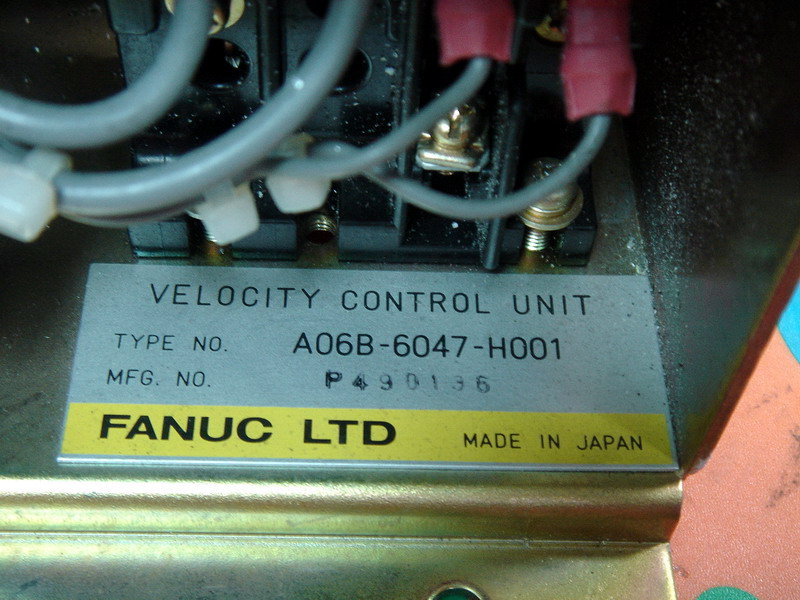 FANUC VELOCITY CONTROL UNIT A06B-6047-H001 - PLC DCS SERVO Control